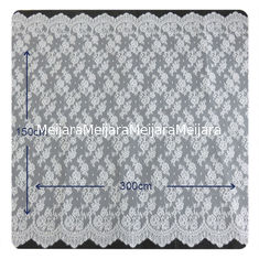 China Chantilly floral afilado horneó el cordón a la crema y con pan rallado, BV/SU vestido nupcial 150 x 300 cm proveedor