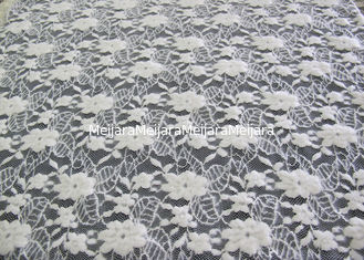 China Tela elástica floral cepillada lavable del cordón/tela de nylon CY-LQ0043 del spandex de algodón proveedor