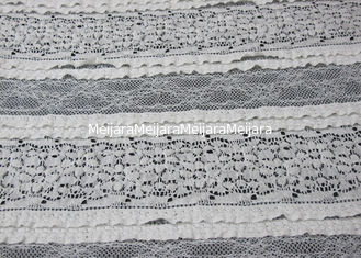 China Tela gris delicada del encaje elástico para la camisa de dormir, SGS CY-LW0182 de la materia textil del lecho proveedor