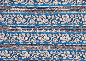 China Tela respetuosa del medio ambiente para los vestidos, tela CY-LW0480 del encaje elástico del cordón del multicolor proveedor