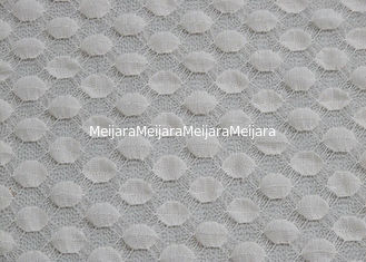 China Tela blanca soluble en agua del encaje elástico en la anchura CY-LW0667 de la materia textil el 125cm proveedor