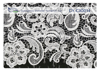 China El nilón de encargo del OEM/del ODM bordó la tela del cordón para el vestido CY-CX0014 proveedor