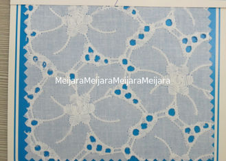 China Ajuste ancho del encaje elástico del ojeteador soluble en agua con el estampado de plores para la ropa interior CY-CX0112 proveedor