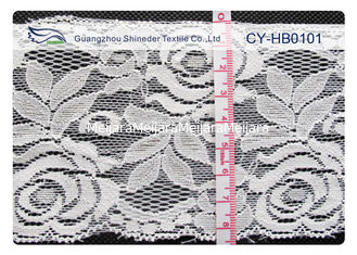 China Cordón de nylon del nuevo algodón del diseño, nilón + anchura CY-HB0101 del algodón el 10cm proveedor