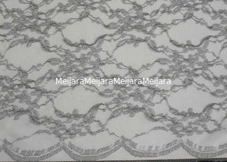 China Tela metálica de plata de nylon del cordón del hilado para la camisa de dormir CY-LW0632 antiestático proveedor