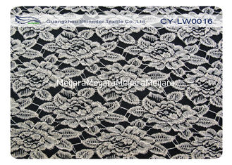 China Tela de nylon del cordón del algodón respirable, OEM de la tela del cordón de la flor/ODM CY-LW0016 proveedor