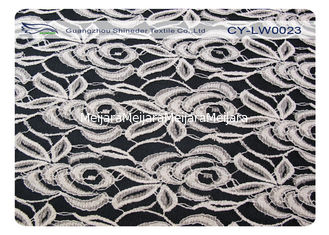 China La tela de nylon del cordón del algodón elástico para Underdress nilón del 30% del + el algodón CY-LW0023 70% proveedor
