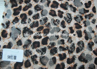 China Tela atractiva impresa Digitaces de encargo del cordón del leopardo del estiramiento por la yarda proveedor