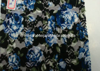 China Tela impresa Digitaces de la forma de la flor en casa, Spandex y contenido de nylon proveedor