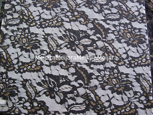 China Tela de nylon metálica del cordón amistoso de Eco para el negro CY-LW0219 de la ropa proveedor