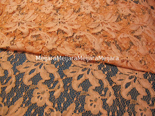 China AZO de nylon de la tela de malla del cordón del algodón anaranjado que teñe para la ropa SYD-0001 de las señoras proveedor