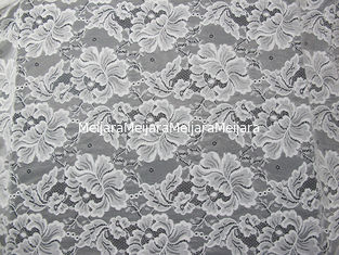 China Diseño floral de nylon de encargo de la tela del cordón del bordado de Digitaces para la modistería proveedor