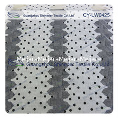 China Forme la tela quemada Polyester&amp;Cotton del cordón con el lunar para la ropa de sport proveedor