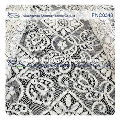 China cordón negro floral rombal del poliéster del algodón del 150CM de la tela de nylon del cordón proveedor