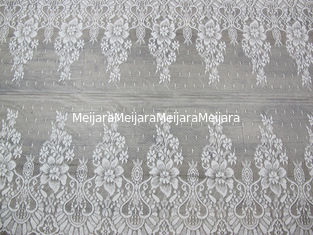 China Ajustes elásticos del cordón de la pestaña del vestido del vestido por el escarpado brillante negro elegante de la yarda proveedor