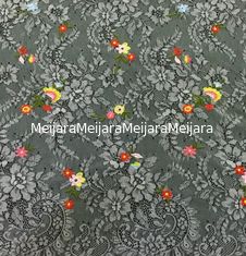 China La pequeña base floral en nilón afilado horneado a la crema y con pan rallado floral hermoso bordó la tela del cordón proveedor