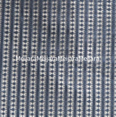 China Técnicas azules del telar jacquar de la tela del cordón del poliéster del diseño de la libélula para el vestido proveedor