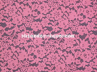 China Anchura atada roja SYD-0132 del diseño floral el 150cm de la moda de la tela del cordón de Rose proveedor