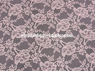 China Diseño de nylon SYD-0178 de la moda de Spandex Materail de la tela del encaje elástico de la flor de la malla proveedor