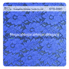 China Cordón del cordón de 2016 del verano azules añiles del lanzamiento, tela floral del cordón, color azul marino disponible proveedor