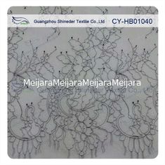 China Cordón nupcial floral encantador suave fino de Chantilly, cordón de nylon del vestido de boda de la concha de peregrino proveedor