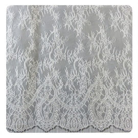 Cordón el 150x300cm/PC, tela floral de marfil de Chantilly del vestido de boda horneada a la crema y con pan rallado afilada proveedor