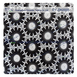 La tela floral grande del cordón del poliéster del algodón de diverso color de la moda, quema la tela del cordón proveedor
