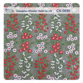 Muti - tela bordada floral del cordón del color, materias textiles de la moda del ganchillo proveedor