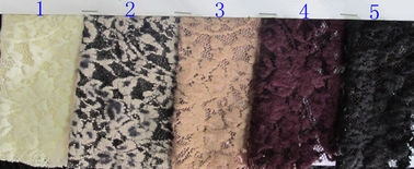 Tela de nylon cepillada soluble en agua de Spandex del rayón del cordón para la tapicería CY-LQ0028 proveedor