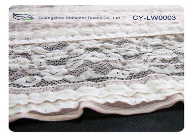 Tela de nylon antiestática del encaje elástico de Spandex para el vestido de boda CY-LW0003 proveedor