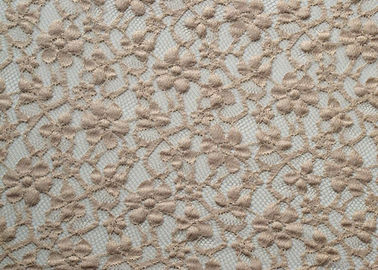 Por todo la tela de nylon/la tela floral elástico CY-LW0104 del encaje elástico del rayón del cordón proveedor