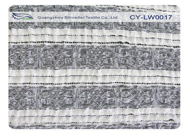 Tela encantadora dramática para el bolso de la camisa, tela CY-LW0017 del encaje elástico de Spandex del poliéster proveedor