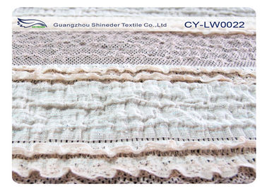 Tela soluble en agua del encaje elástico del OEM/del ODM, tela de nylon CY-LW0022 de Spandex del algodón proveedor