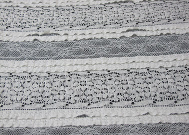 Tela gris delicada del encaje elástico para la camisa de dormir, SGS CY-LW0182 de la materia textil del lecho proveedor