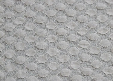 Tela blanca soluble en agua del encaje elástico en la anchura CY-LW0667 de la materia textil el 125cm proveedor