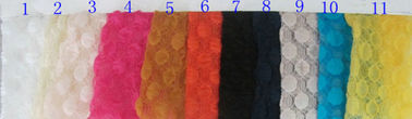 Naranja de nylon de la tela del encaje elástico del algodón de Spandex para SGS CY-LW0667 de las cortinas proveedor
