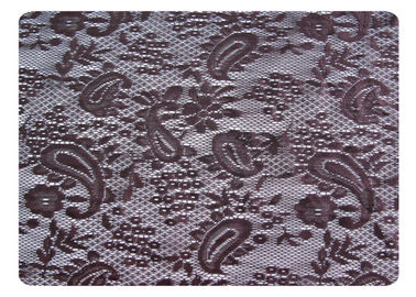 Tela respetuosa del medio ambiente del cordón del poliéster, diseño del anacardo para la ropa interior CY-CT8503 proveedor