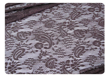 Tela respetuosa del medio ambiente del cordón del poliéster, diseño del anacardo para la ropa interior CY-CT8503 proveedor