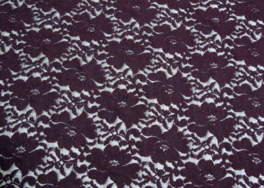 Nilón elástico elástico el 10% Spandex CY-LW0790 del algodón el 30% de la tela el 60% del cordón proveedor