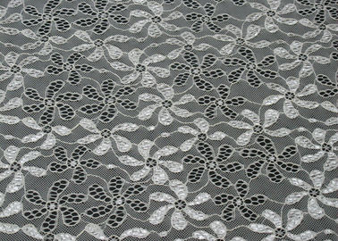 Nilón del 90% del + tela elástico del cordón de la flor 10% Spandex para la camisa de dormir CY-LW0795 proveedor