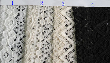 Tela atada del cordón del guipur para el vestido/el material amistoso CY-LW0788 del cordón de Eco proveedor