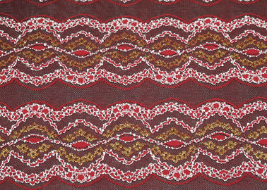 Tela del cordón del ojeteador de la ropa interior elástico, antiestático metálicos y multi coloreados proveedor