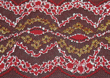Tela del cordón del ojeteador de la ropa interior elástico, antiestático metálicos y multi coloreados proveedor
