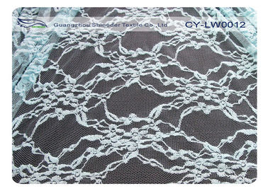 Tela de malla de nylon horneada a la crema y con pan rallado artículo del cordón del algodón, tela CY-LW0012 del cordón de la ropa interior proveedor