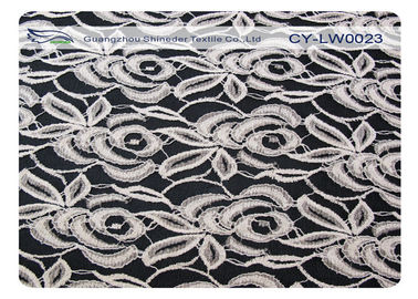 La tela de nylon del cordón del algodón elástico para Underdress nilón del 30% del + el algodón CY-LW0023 70% proveedor