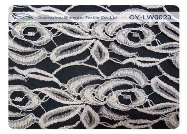 La tela de nylon del cordón del algodón elástico para Underdress nilón del 30% del + el algodón CY-LW0023 70% proveedor