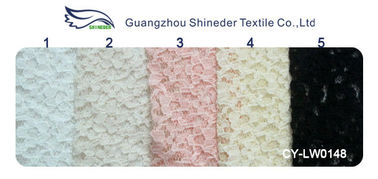 Anchura cómoda CY-LW0148 del algodón de la tela de nylon Encogimiento-Resistente el 150cm del cordón proveedor