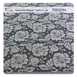 Tela de nylon del cordón del algodón de la ropa de las mujeres con el panel floral anchura de 1,45 - del 1.5m proveedor