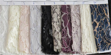 Tela atada viscosa de nylon del cordón para la ropa anchuras CY-LW0015 de 145CM - 150 cm proveedor