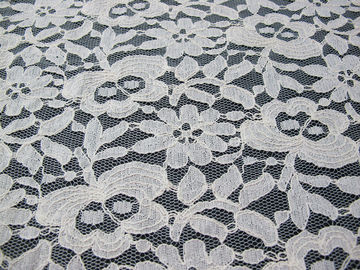 Rosa de nylon de la tela de malla del cordón del algodón respetuoso del medio ambiente anchura CY-DK0025 del 145CM - del 150CM proveedor